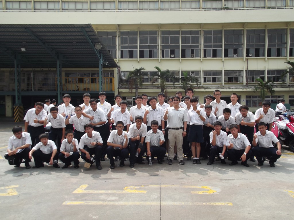 機車成品品管檢測區參觀