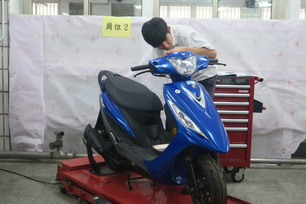 國中技藝競賽機車組考試